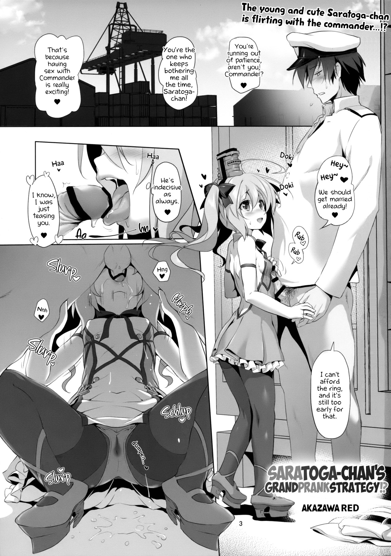 Hentai Manga Comic-Saratoga-chan's Grand Prank Strategy!?-Read-2